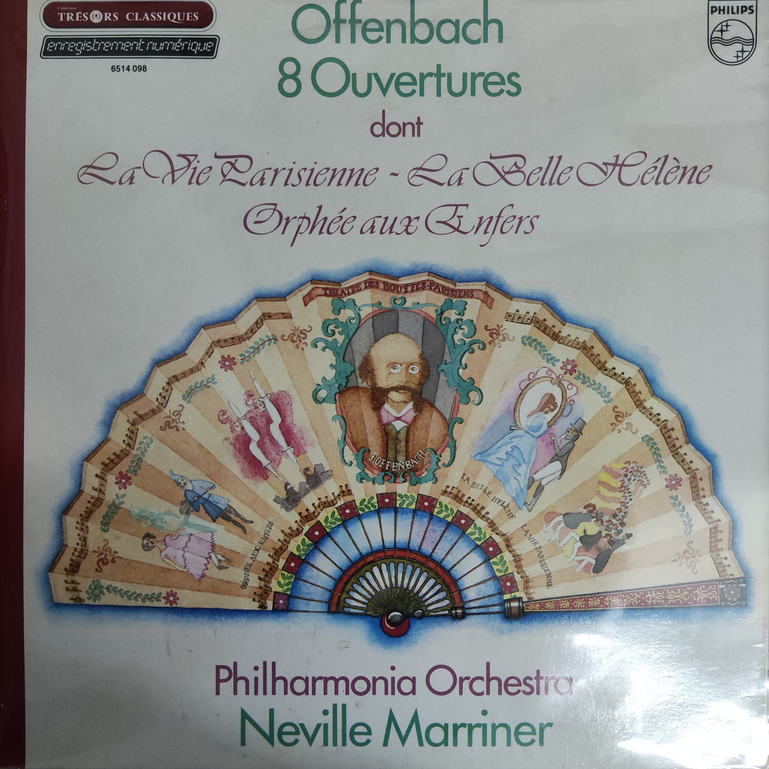 แผ่นเสียง Jacques Offenbach - Philharmonia Orchestra, Sir Neville Marriner - 8 Ouvertures Vinyl VG+