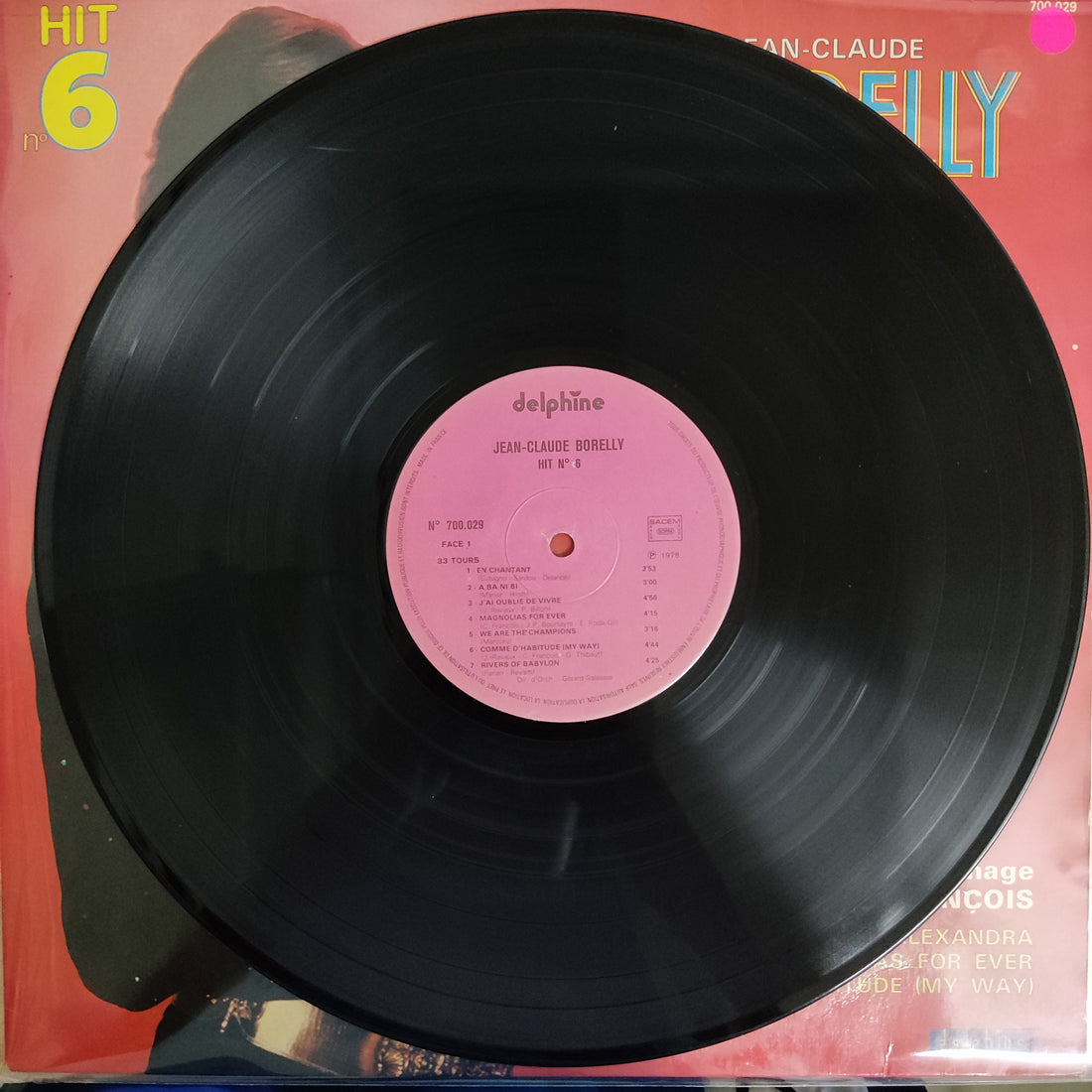 แผ่นเสียง Jean-Claude Borelly - Hit N°6 Vinyl VG