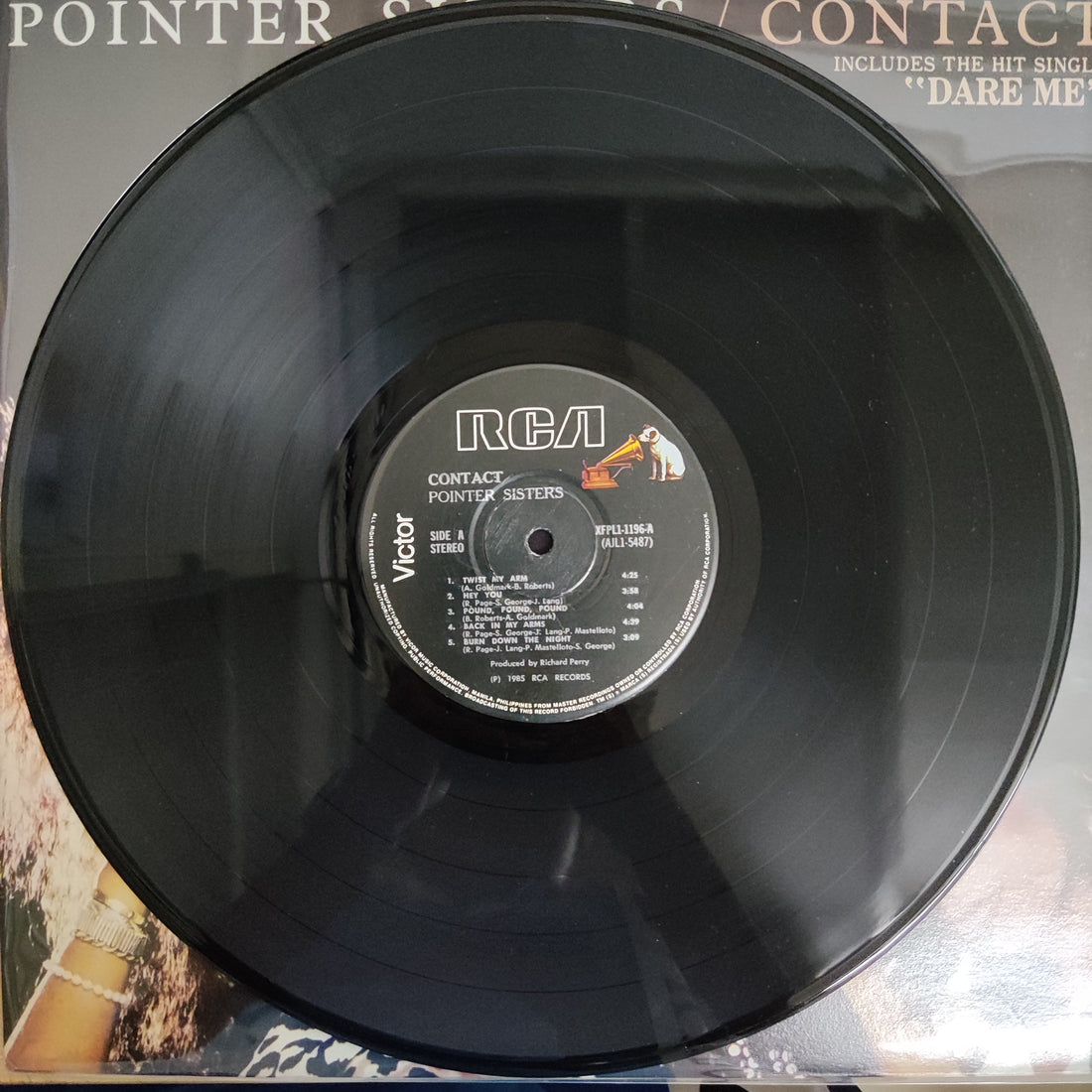 แผ่นเสียง Pointer Sisters - Contact Vinyl VG+