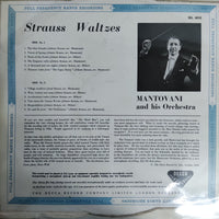 แผ่นเสียง Mantovani And His Orchestra - Strauss Waltzes Vinyl VG+