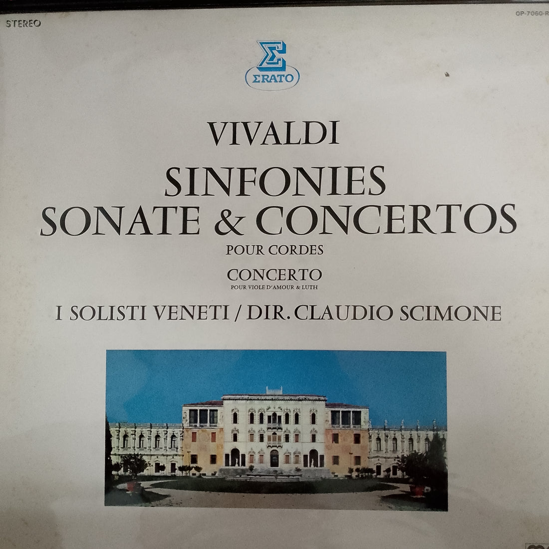 แผ่นเสียง Antonio Vivaldi, I Solisti Veneti / Dir. Claudio Scimone - Sinfonies, Sonate & Concertos Vinyl VG+