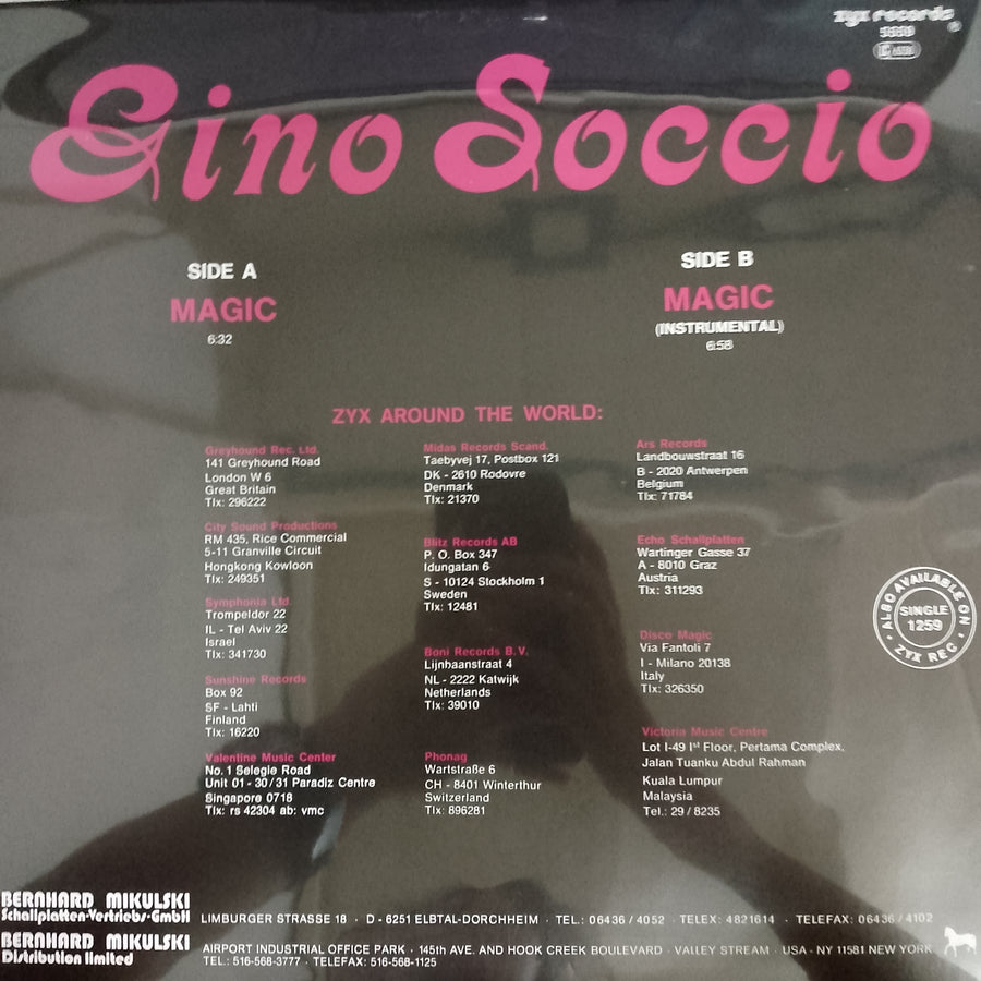 แผ่นเสียง Gino Soccio - Magic Vinyl VG+