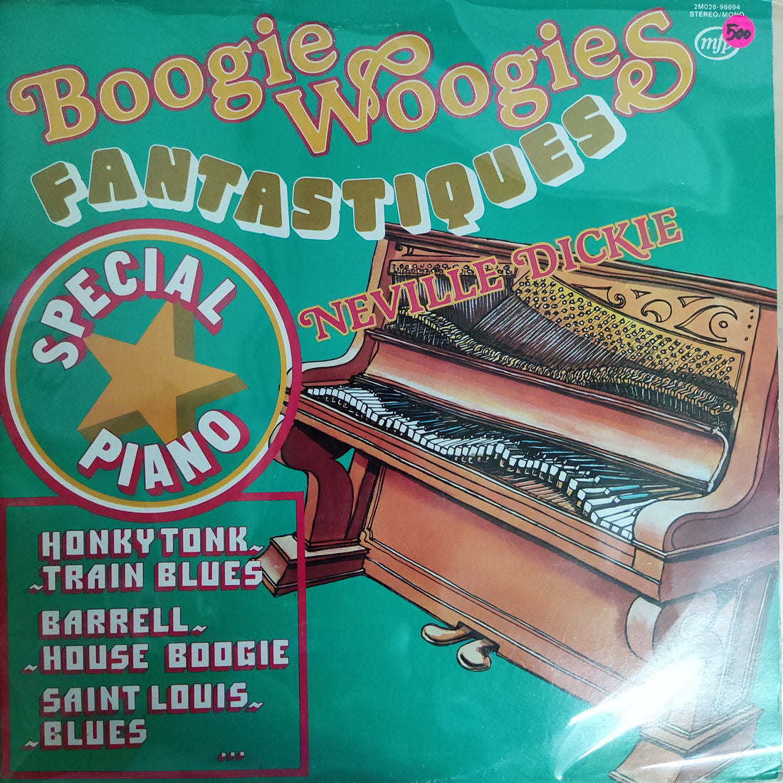 แผ่นเสียง Neville Dickie - Boogie Woogies Fantastiques Vinyl VG+