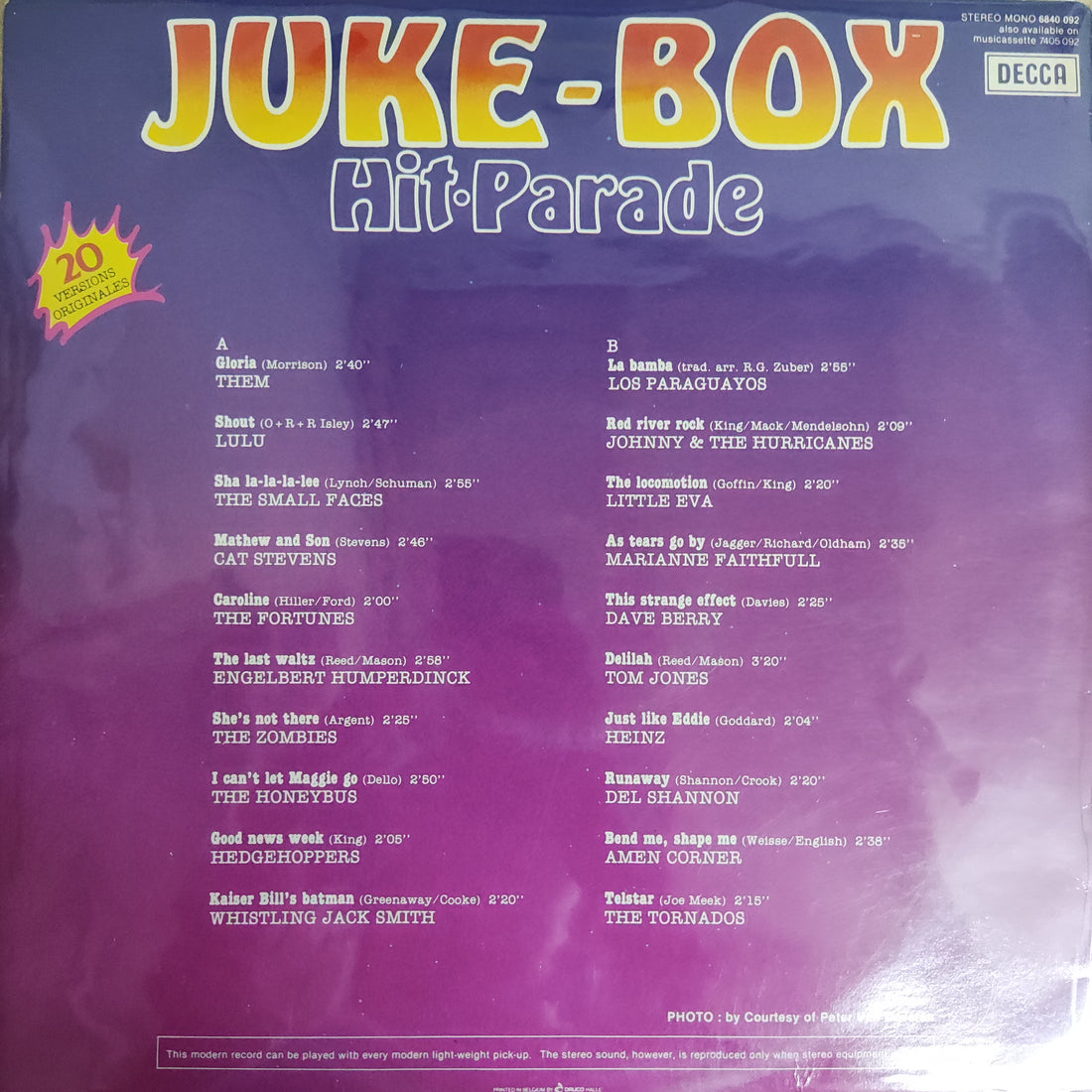 แผ่นเสียง Various - Juke-Box Hit Parade Vinyl VG+