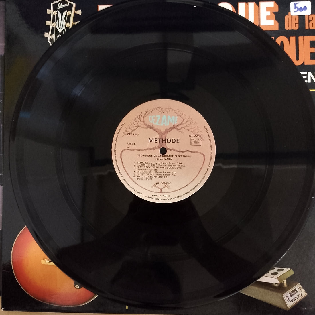 แผ่นเสียง Pierre Fanen - Technique De La Guitare Electique Vinyl VG+