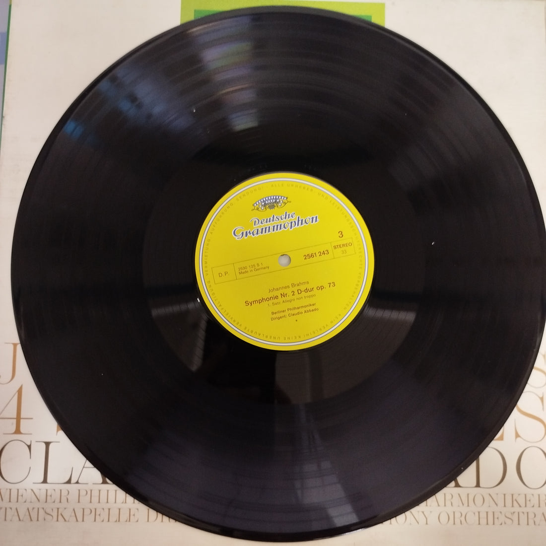 แผ่นเสียง Johannes Brahms, Claudio Abbado, Wiener Philharmoniker • Berliner Philharmoniker • Staatskapelle Dresden • London Symphony Orchestra - 4 Symphonien Vinyl VG+ 4LPs