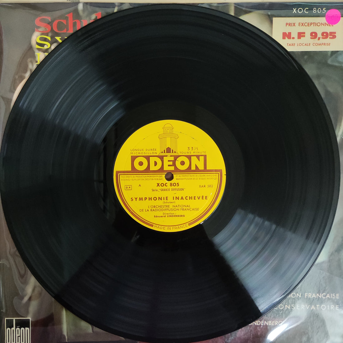 แผ่นเสียง Franz Schubert, Richard Wagner, Franz Liszt, Edouard Lindenberg - Symphonie Inachevée - La Walkyrie Chevauchée - Les Préludes Vinyl VG+