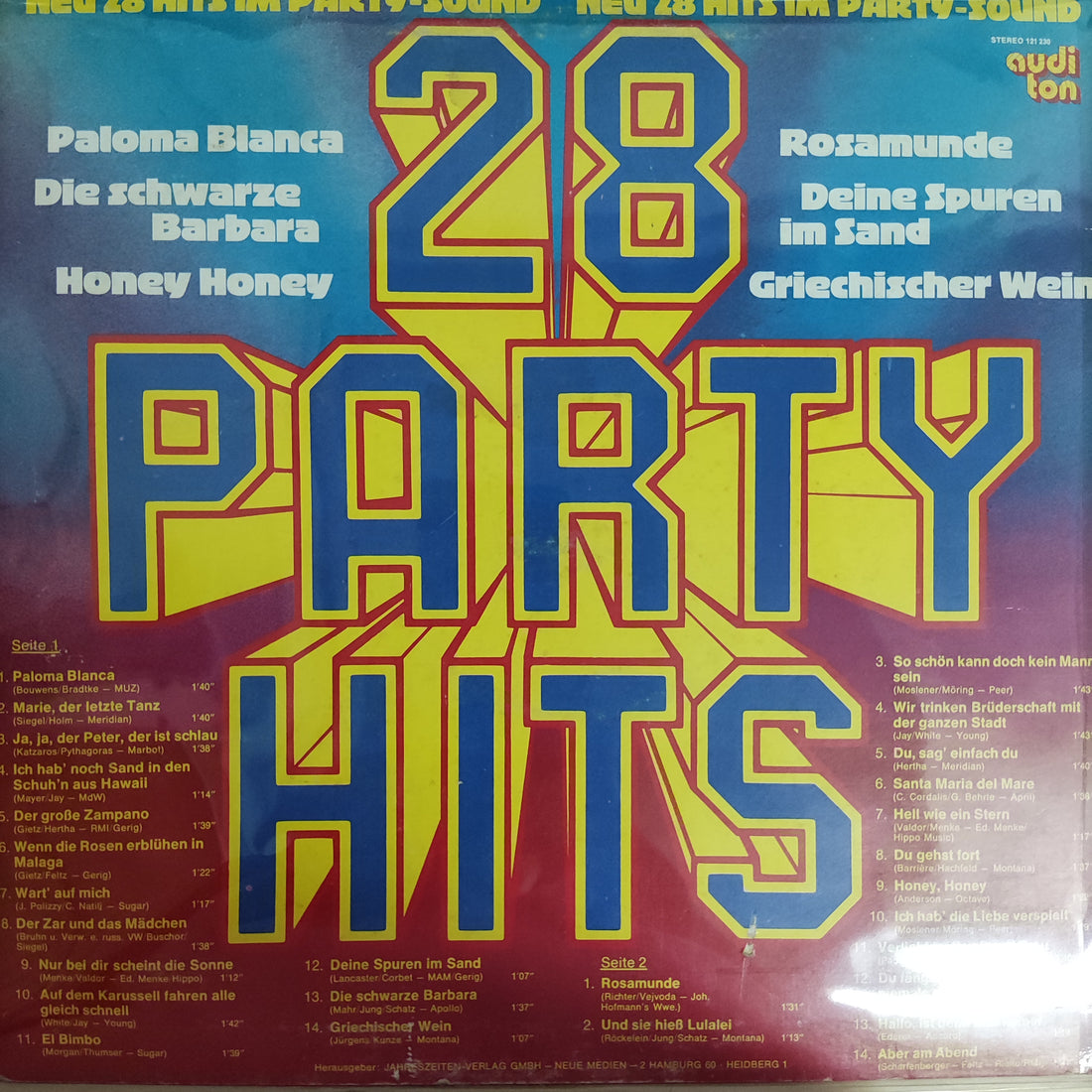 แผ่นเสียง Various - 28 Party Hits Vinyl VG+