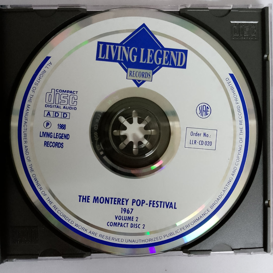 ซีดี Various - The Monterey Pop Festival 1967 Vol.2 CD VG+ 2CDs