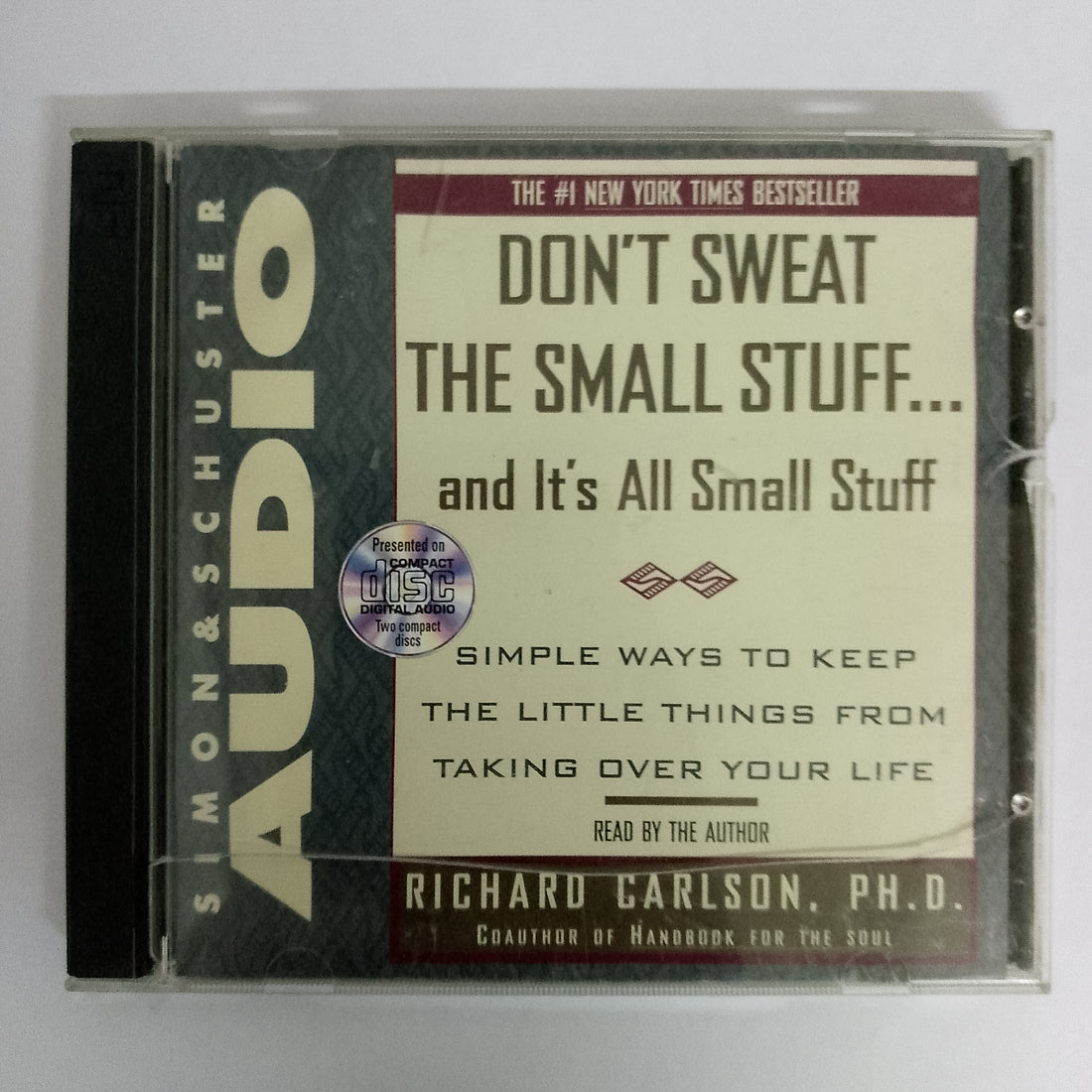 ซีดี Richard Carlson - Don't Sweat The Small Stuff CD VG+ 2CDs