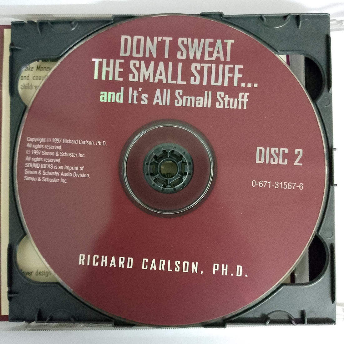 ซีดี Richard Carlson - Don't Sweat The Small Stuff CD VG+ 2CDs