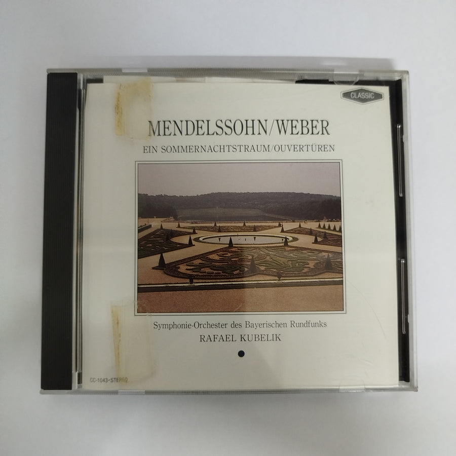 ซีดี RAFAEL KUBELIK Symphonie-Orchester des Bayerischen Rundfunks - MENDELSSOHN/WEBER - Ein Sommernachtstraum / Ouverturen CD VG+