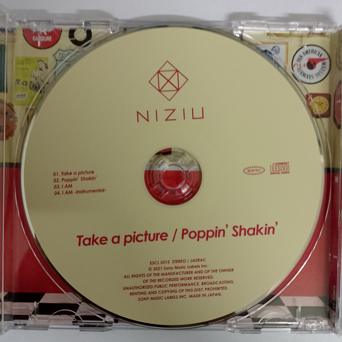 ซีดี NIZIU - Take a Picture / Poppin'Shakin' CD VG+