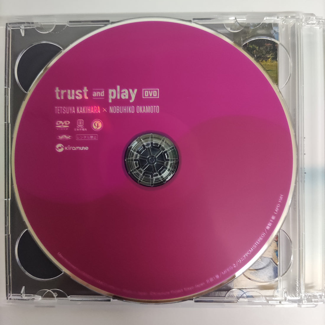 ซีดี Tetsuya Kakihara & Nobuhiko Okamoto - Trust And Play CD NM 1CD 1DVD