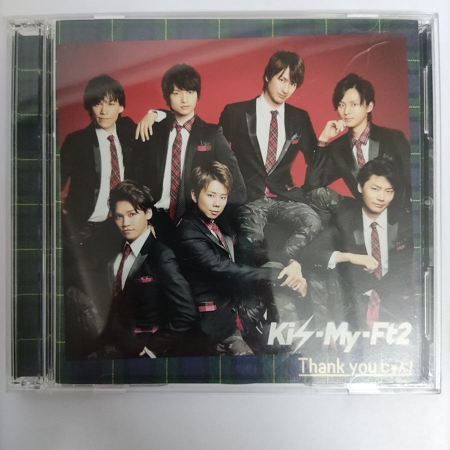 ซีดี Kis-My-Ft2 - Thank You CD VG 1CD 1DVD