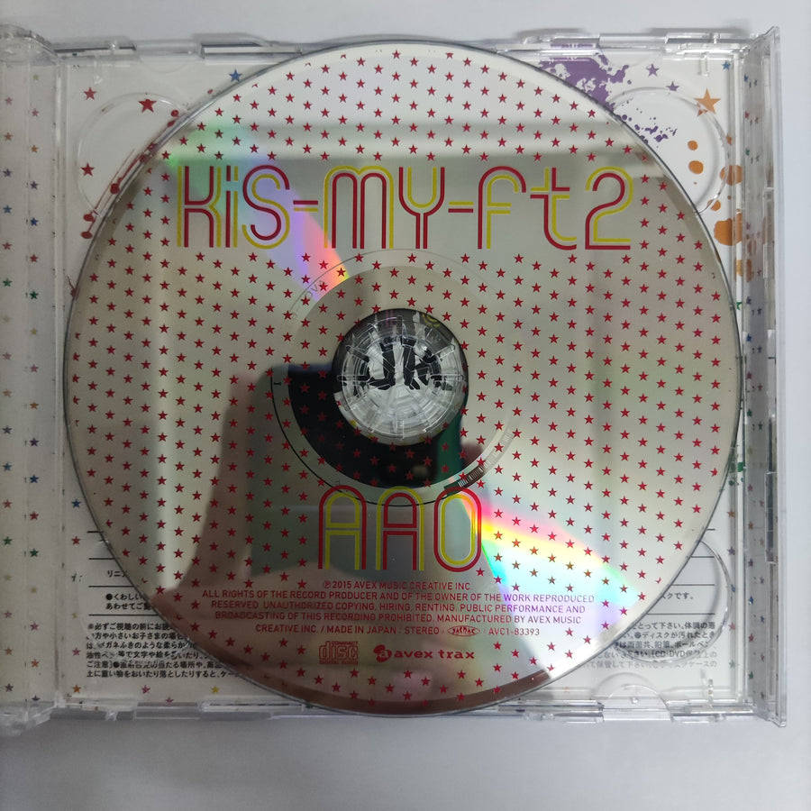 ซีดี Kis-My-Ft2 - AAO CD VG+ 1CD 1DVD