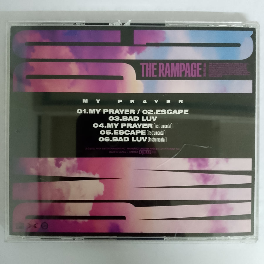 ซีดี THE RAMPAGE from EXILE TRIBE - MY PRAYER CD VG+