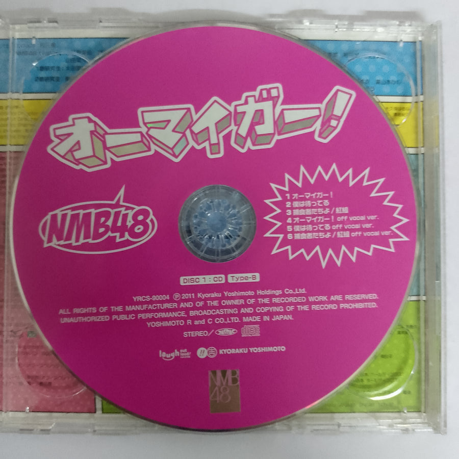 ซีดี NMB 48 - OH MY GOD! TYPE B CD VG+ 1CD 1DVD