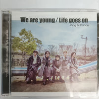 ซีดี King & Prince - We Are Young/Life Goes On CD VG+ 1CD 1DVD