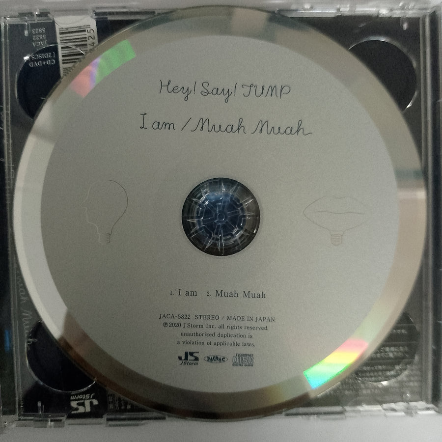 ซีดี Hey! Say! Jump - I Am Muah Muah CD VG+ 1CD 1DVD