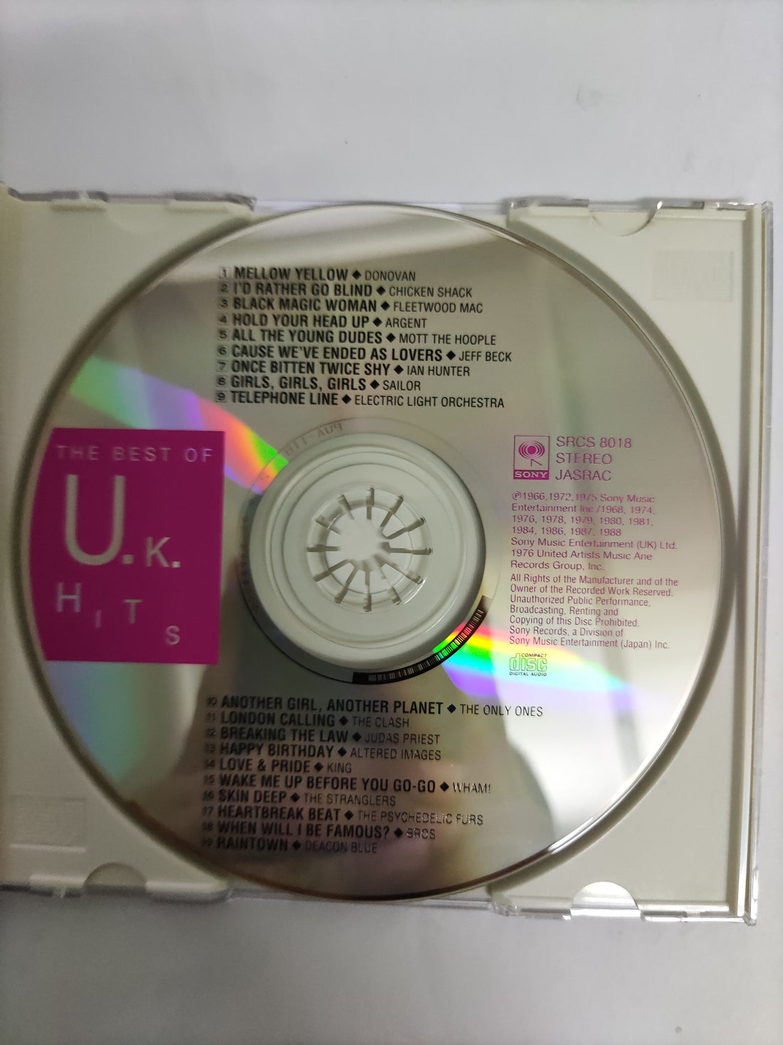 ซีดี Various - The Best Of U.K Hits CD VG+