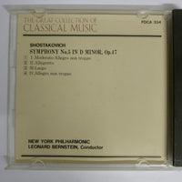 ซีดี Leonard Bernstein - New York Philharmonic / Shostakovich / Symphony No.5 In D Minor Op.47 CD VG+