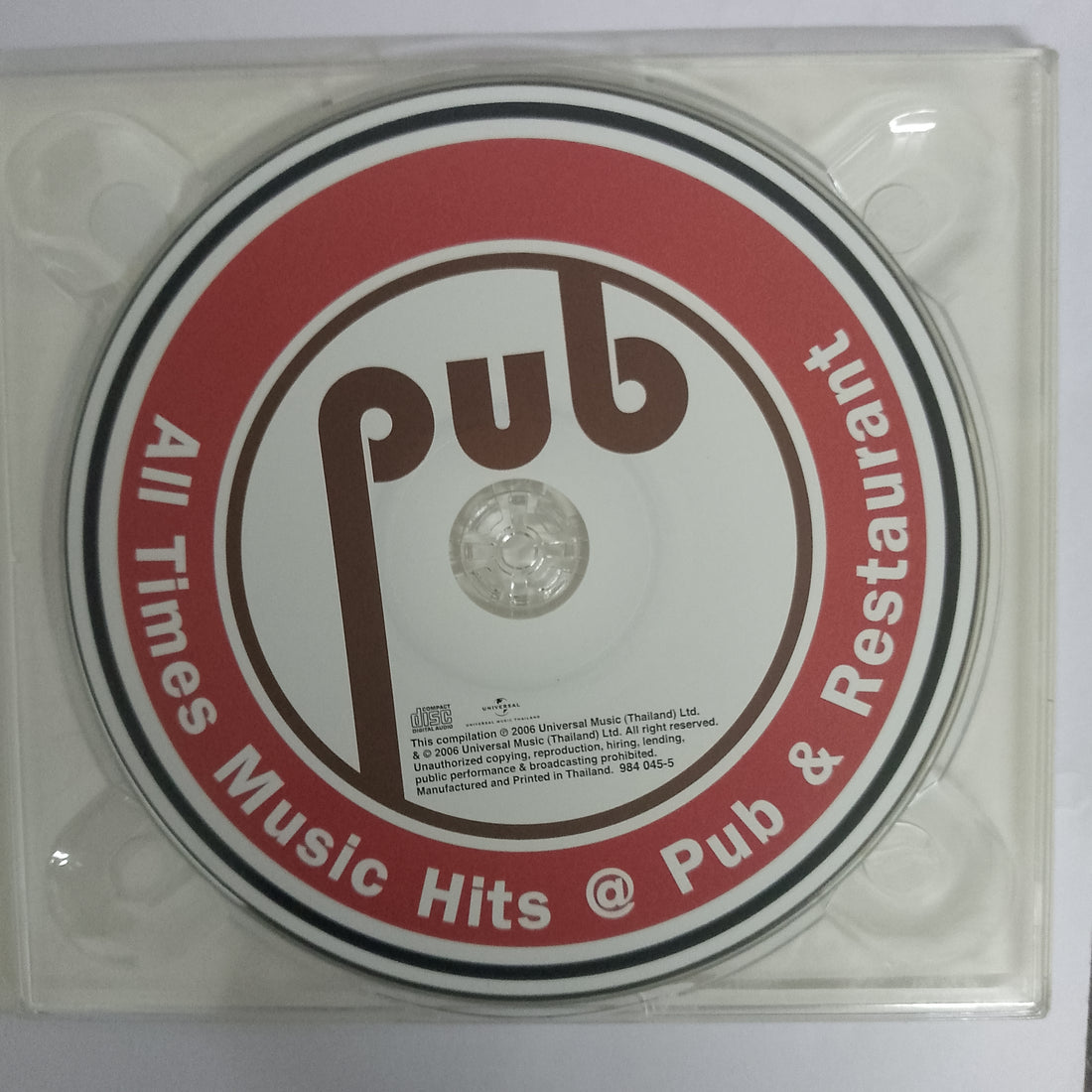 ซีดี Various - The Number One Times Music @ PUB & Restaurant CD VG+