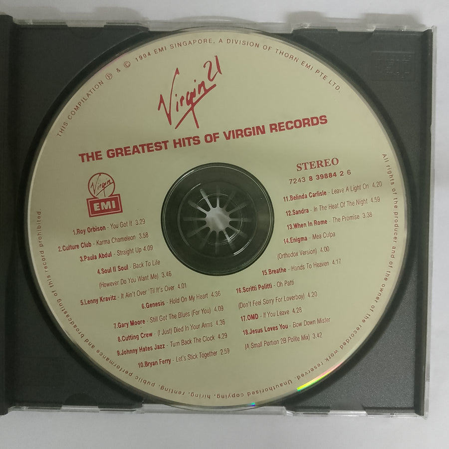 ซีดี Various – Virgin 21 - The Greatest Hits Of Virgin Records CD VG