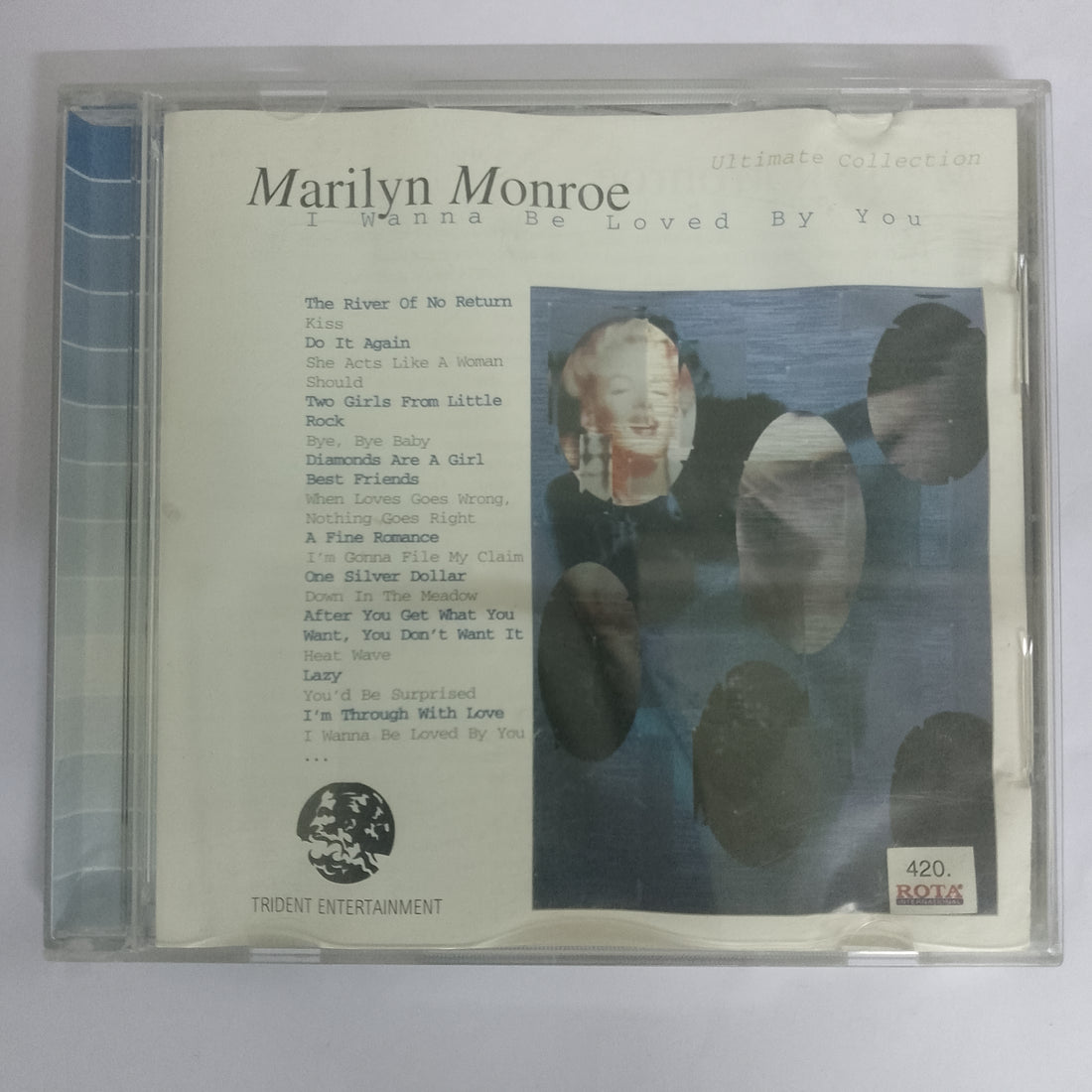 ซีดี Marilyn Monroe – I Wanna Be Loved By You - The Ulimate Collection CD VG+