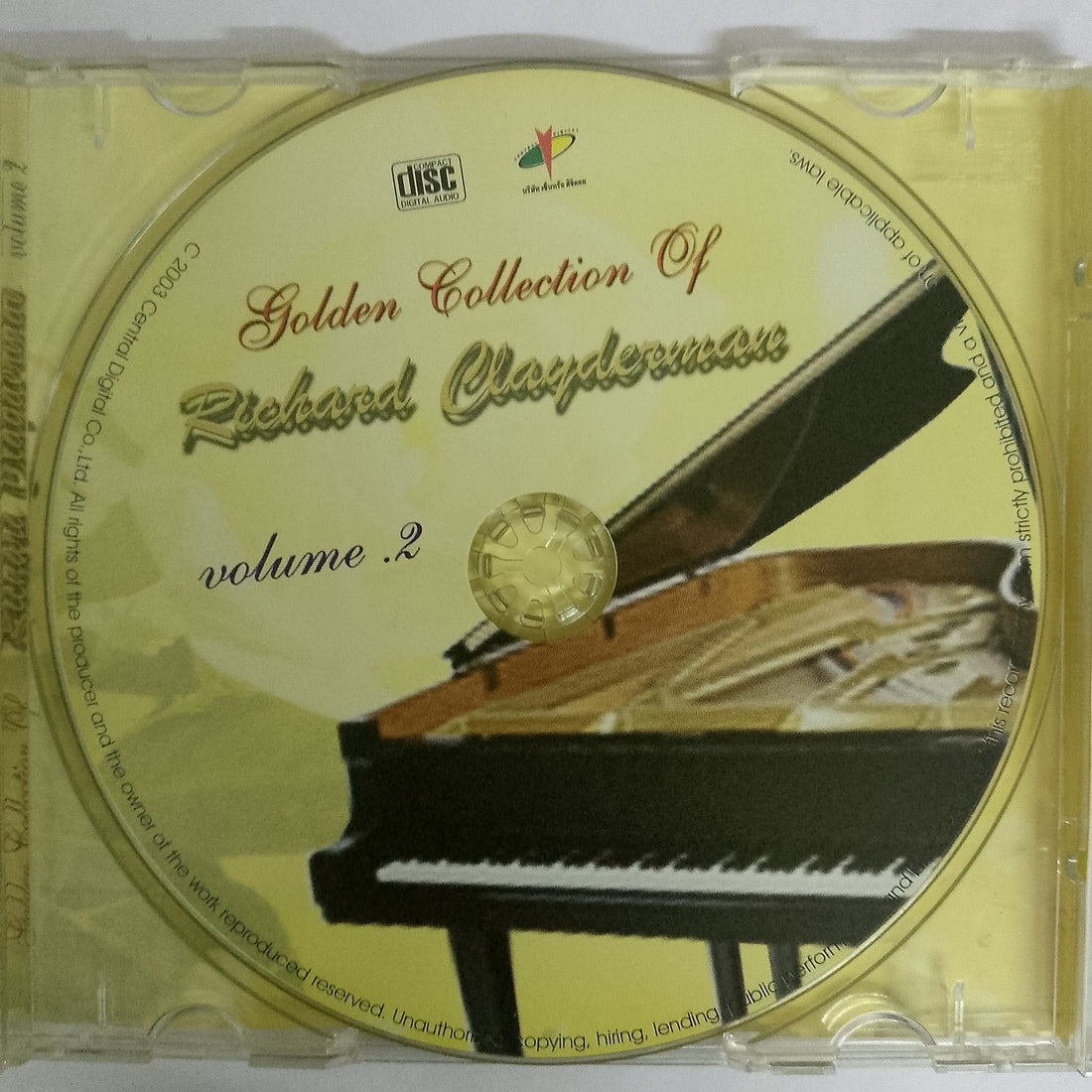 ซีดี Richard Clayderman - Golden Collection Vol.2 CD VG