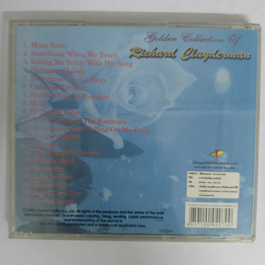 ซีดี Richard Clayderman - Golden Collection Vol.3 CD VG