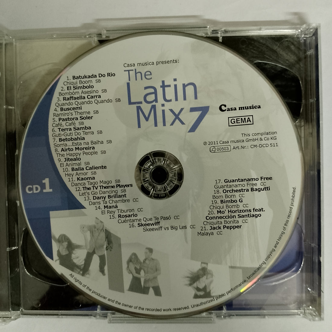 Latin Rap Mix Cd ซีดี Various - The Latin Mix 7 (CD) (VG+) (2CDs) – Restory Music