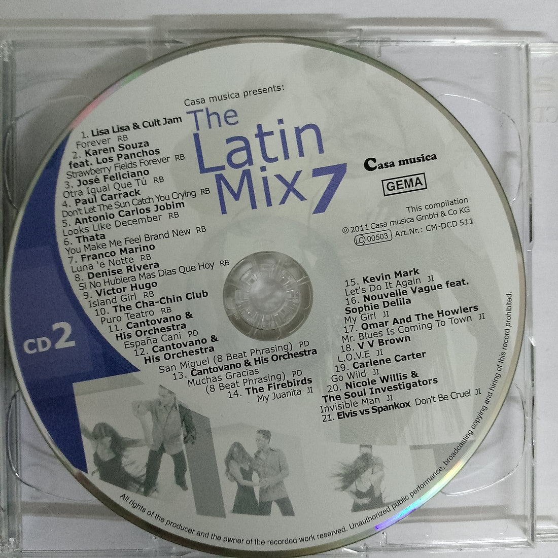 Latin Rap Mix Cd ซีดี Various - The Latin Mix 7 (CD) (VG+) (2CDs) – Restory Music