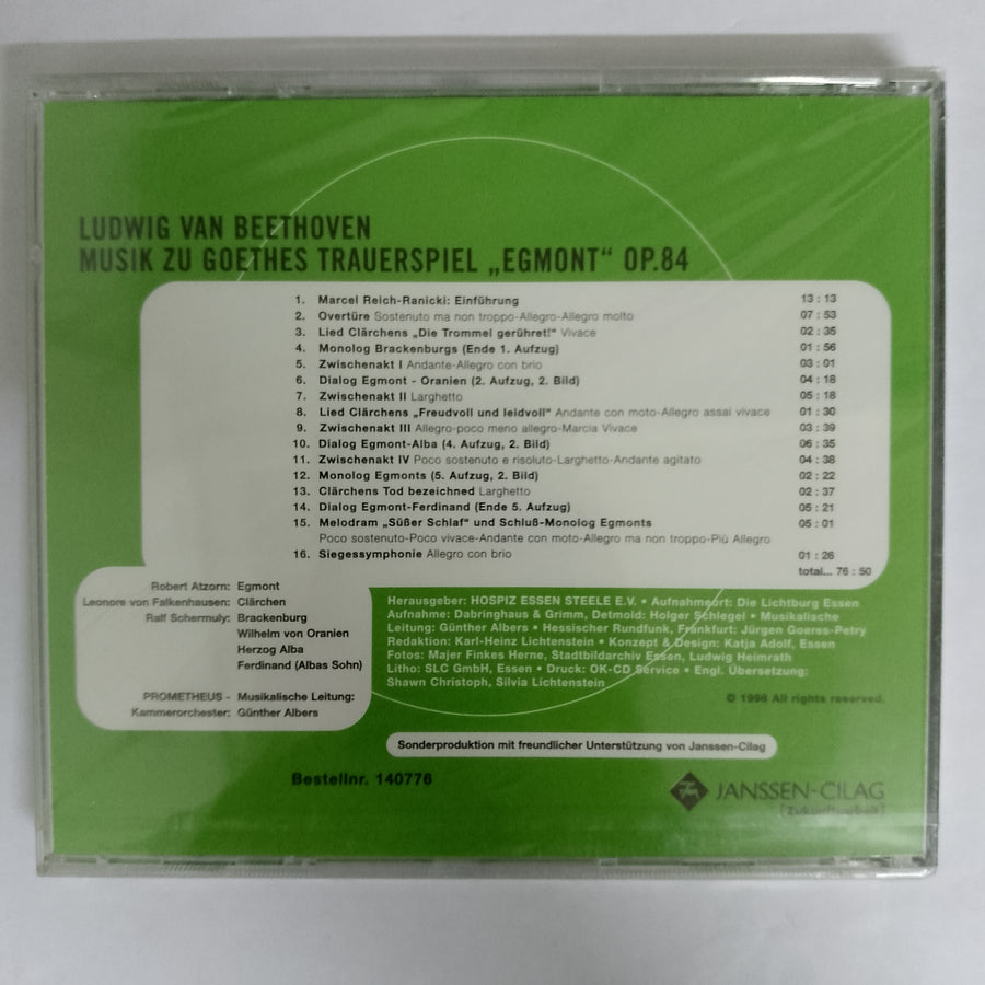 ซีดี Ludwig van Beethoven - Musik ZU Gethes Trauerspiel,,Egmont" OP.84 CD M