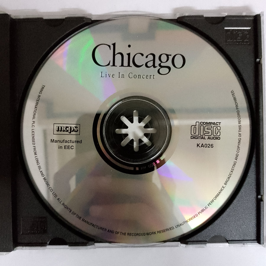 ซีดี Chicago - Live In Concert CD VG