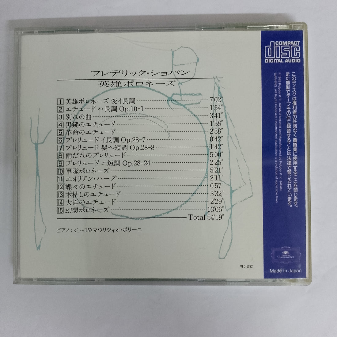 ซีดี Various - The Best Collection Piano Music / Heroique CD VG+