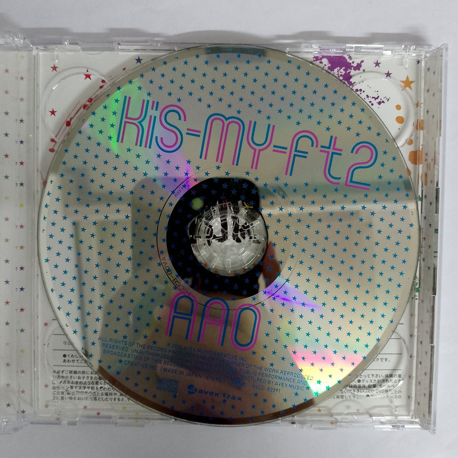 ซีดี KIS-MY-FT2 - AAO CD VG+ 1CD 1DVD