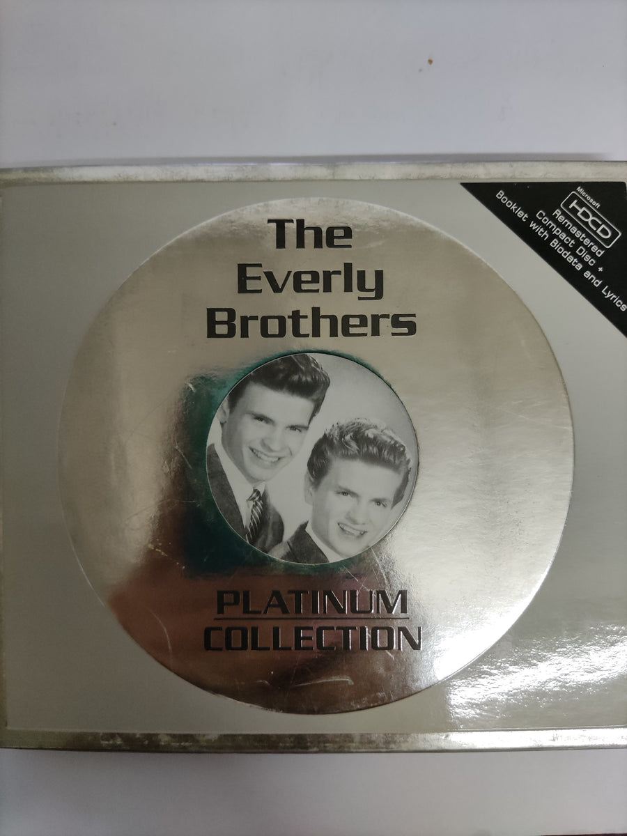 ซีดี The Everly Brothers - Platinum Collection CD VG แผ่นทอง HDCD