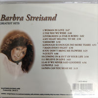 ซีดี Barbra Streisand - Greatest Hits CD VG