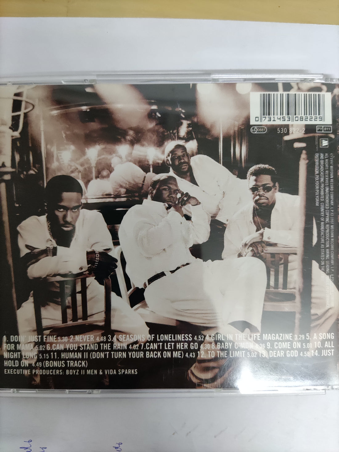 ซีดี Boyz II Men - Evolution CD VG+