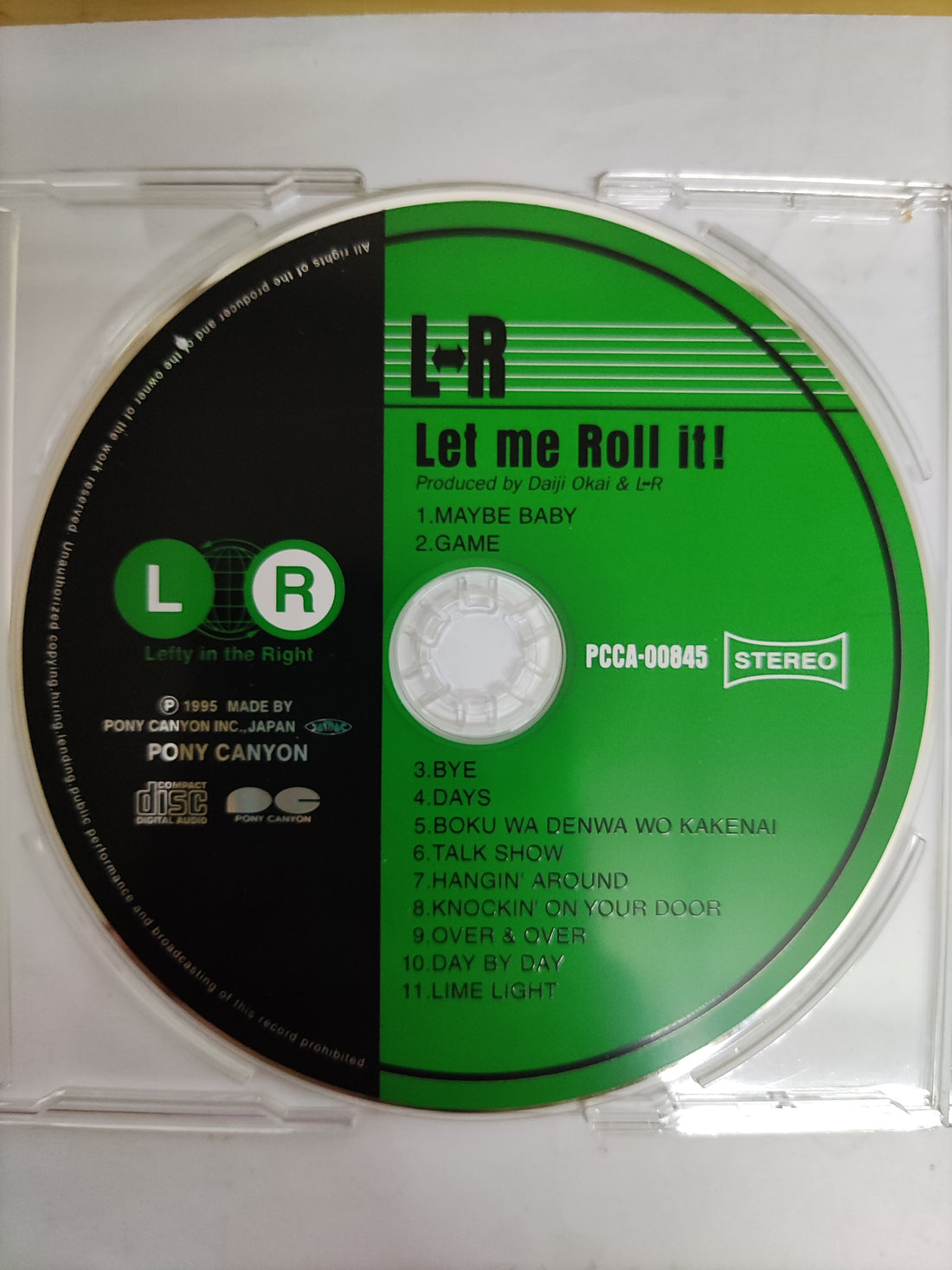 ซีดี L↔R - Let Me Roll It! CD VG