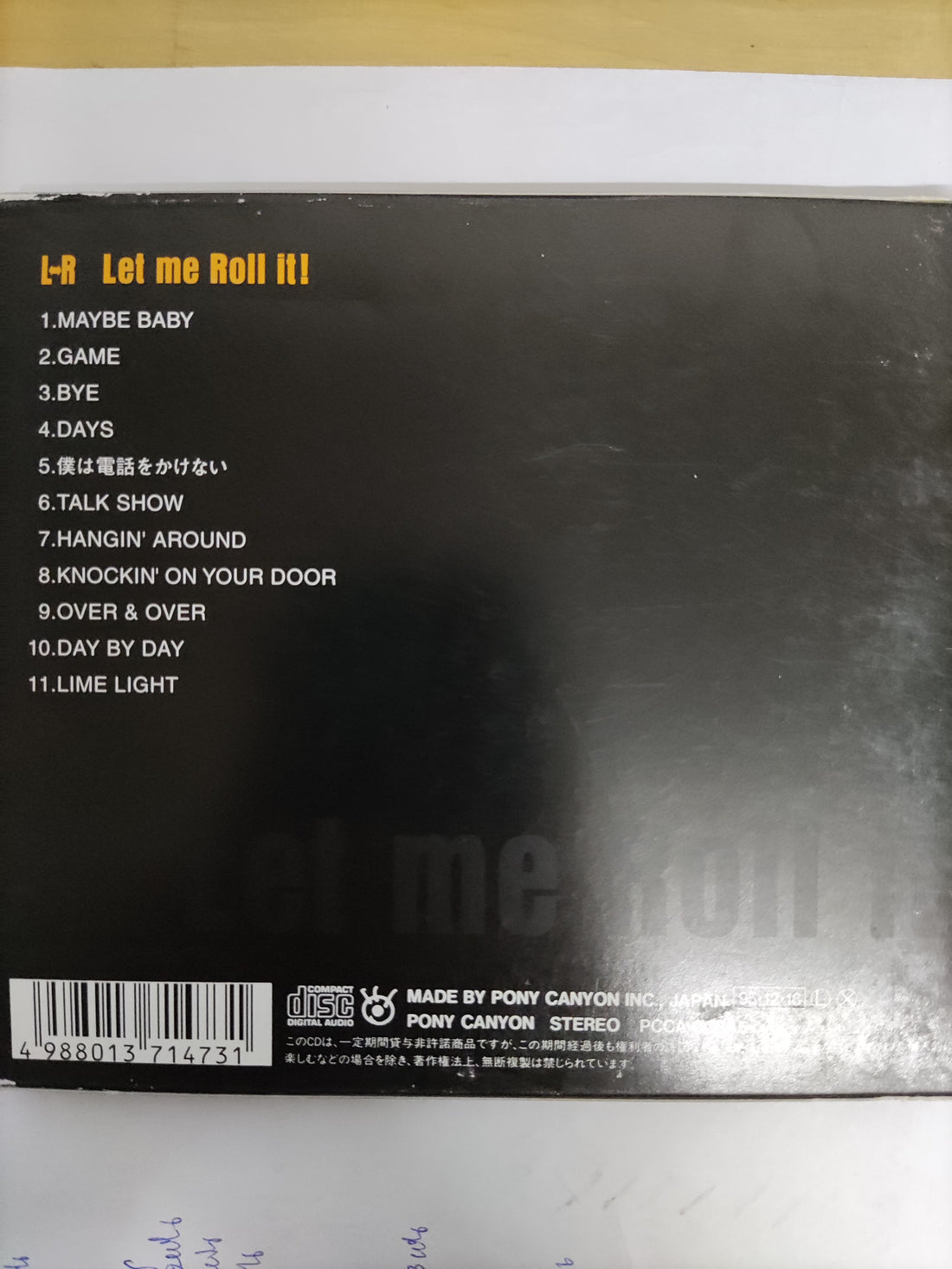 ซีดี L↔R - Let Me Roll It! CD VG