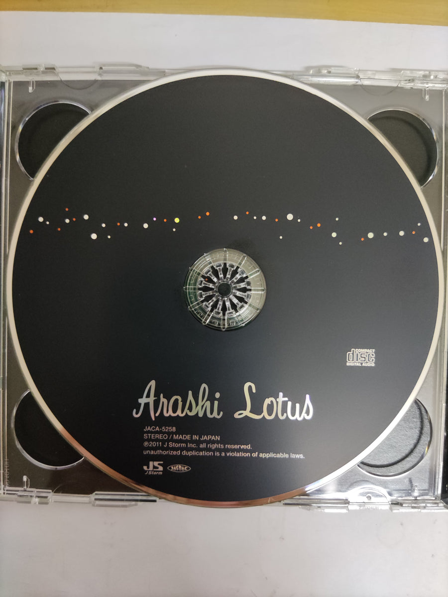 ซีดี Arashi - Lotus CD VG+ 1CD 1DVD