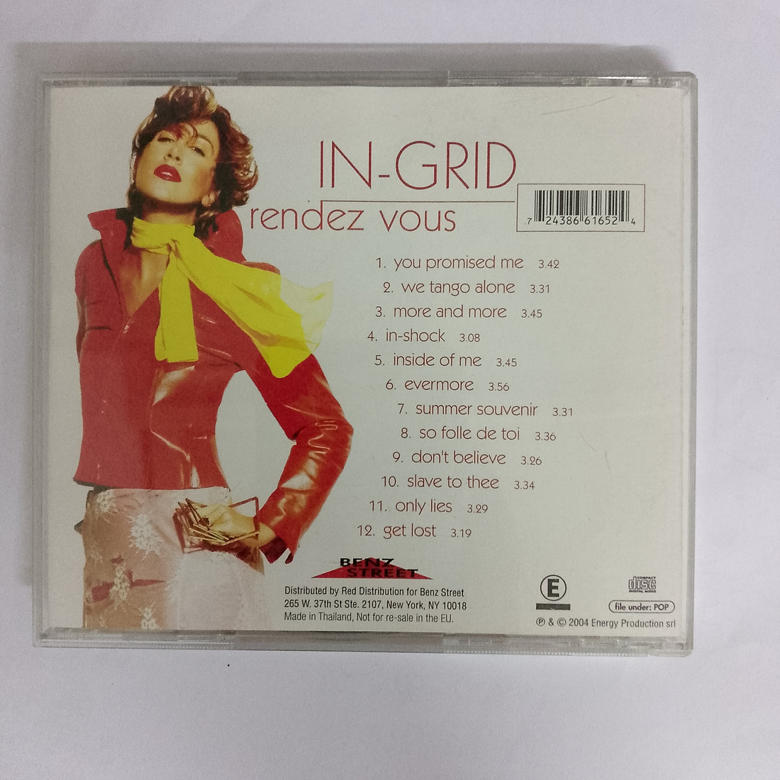 ซีดี In - Grid - Rendez Vous CD VG