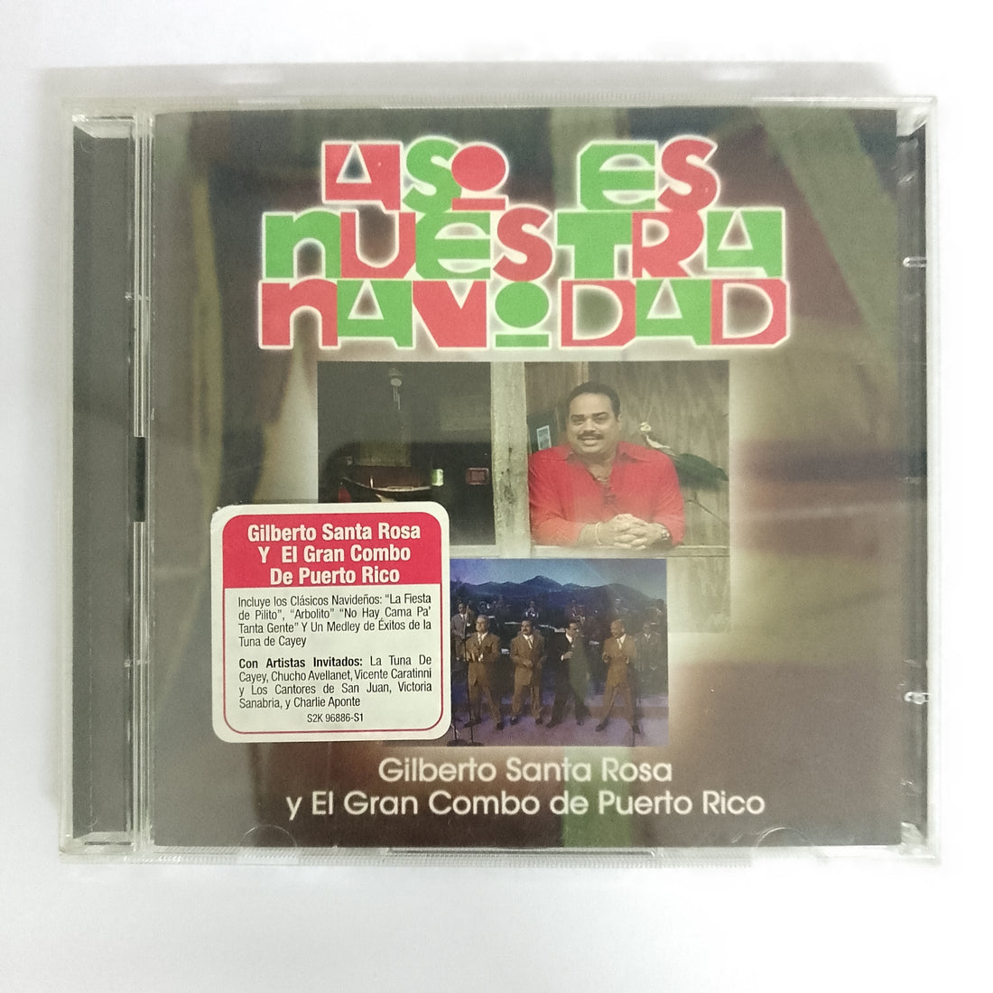 ซีดี Gilberto Santa Rosa Y El Gran Combo De Puerto Rico – Asi Es Nuestro Navidad CD VG+ 2CDs