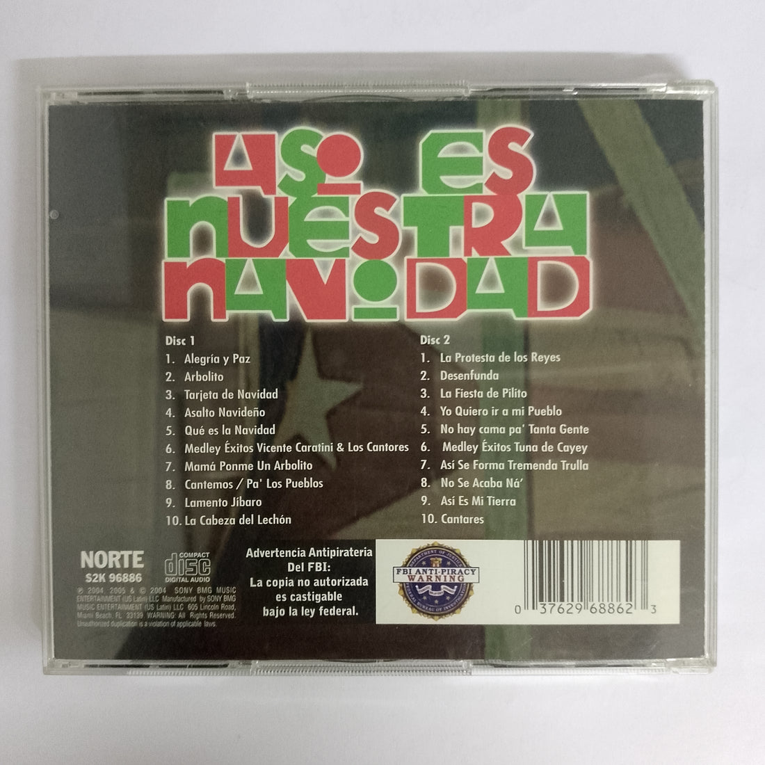 ซีดี Gilberto Santa Rosa Y El Gran Combo De Puerto Rico – Asi Es Nuestro Navidad CD VG+ 2CDs