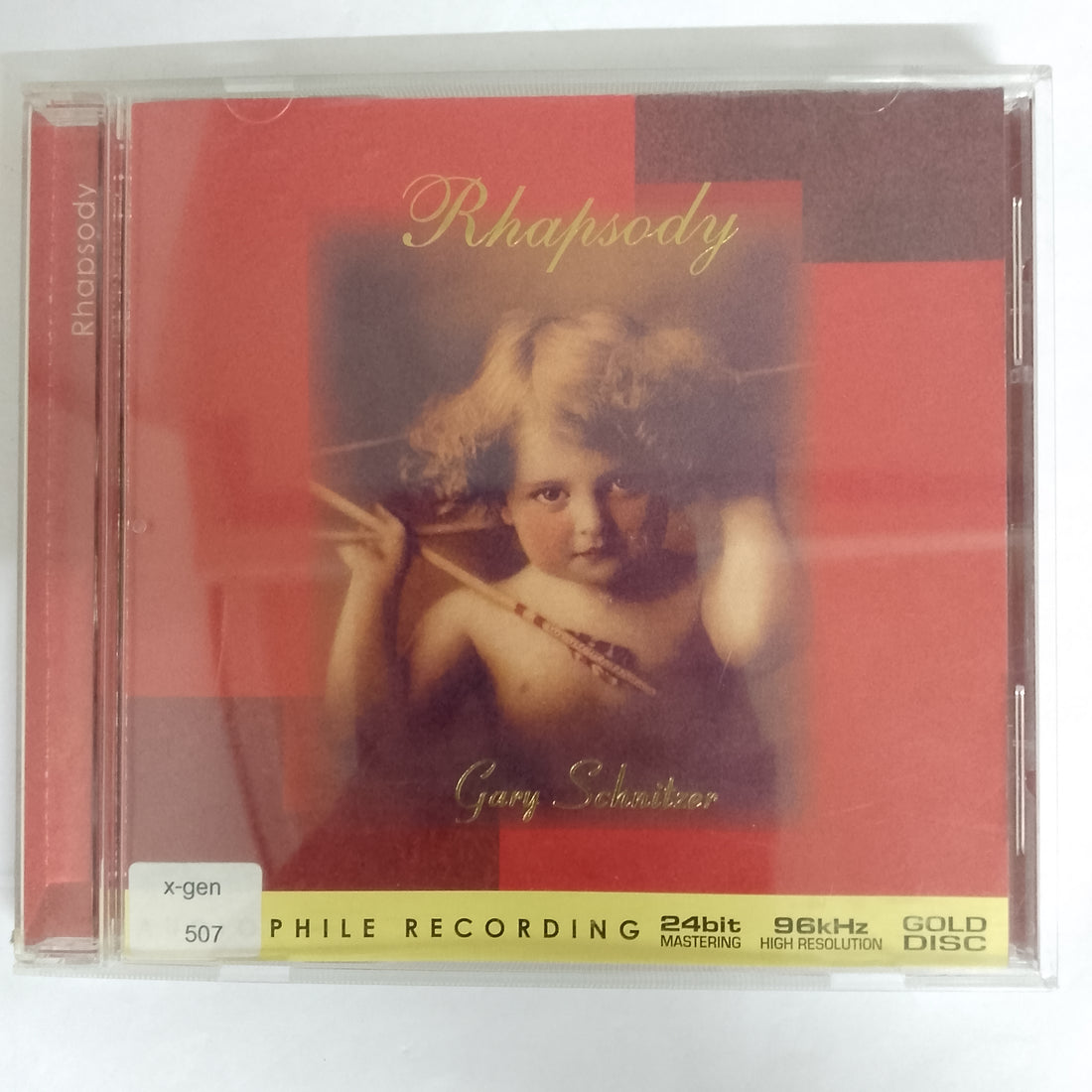 ซีดี Rhapsody - Gary Schnitzer CD VG+ แผ่นสีทอง