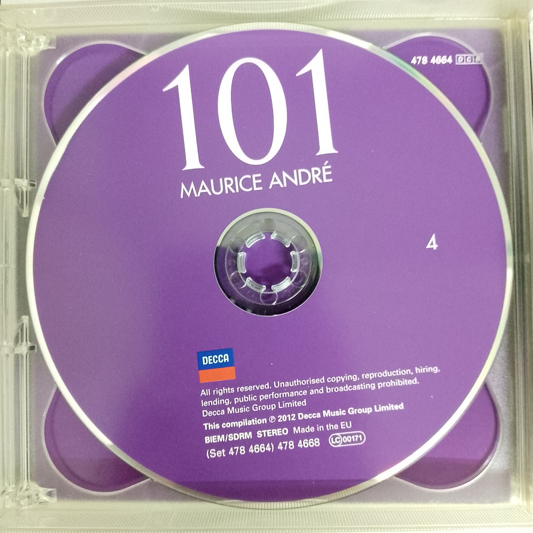 ซีดี Maurice André - 101 Maurice André CD VG+ 6CDs