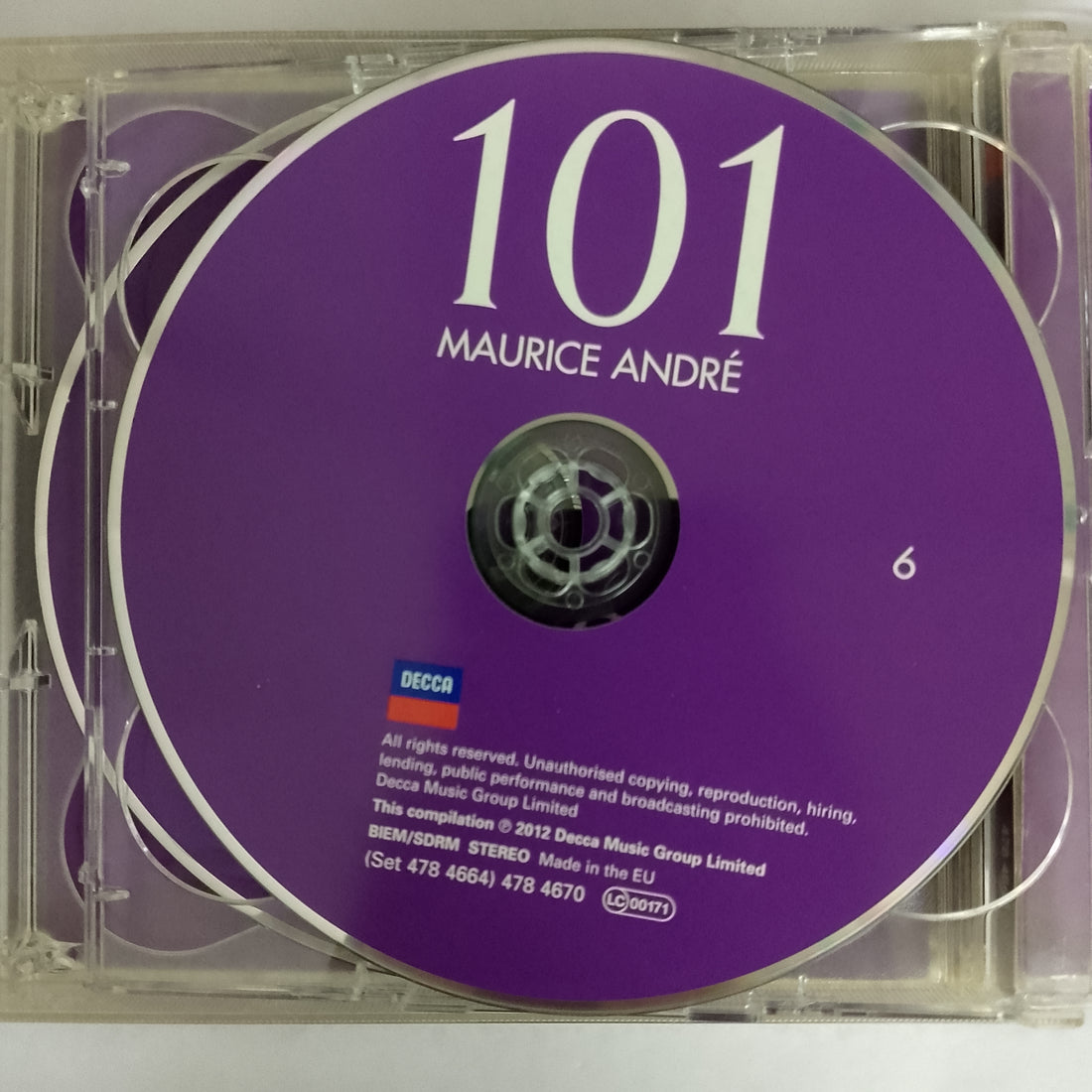 ซีดี Maurice André - 101 Maurice André CD VG+ 6CDs