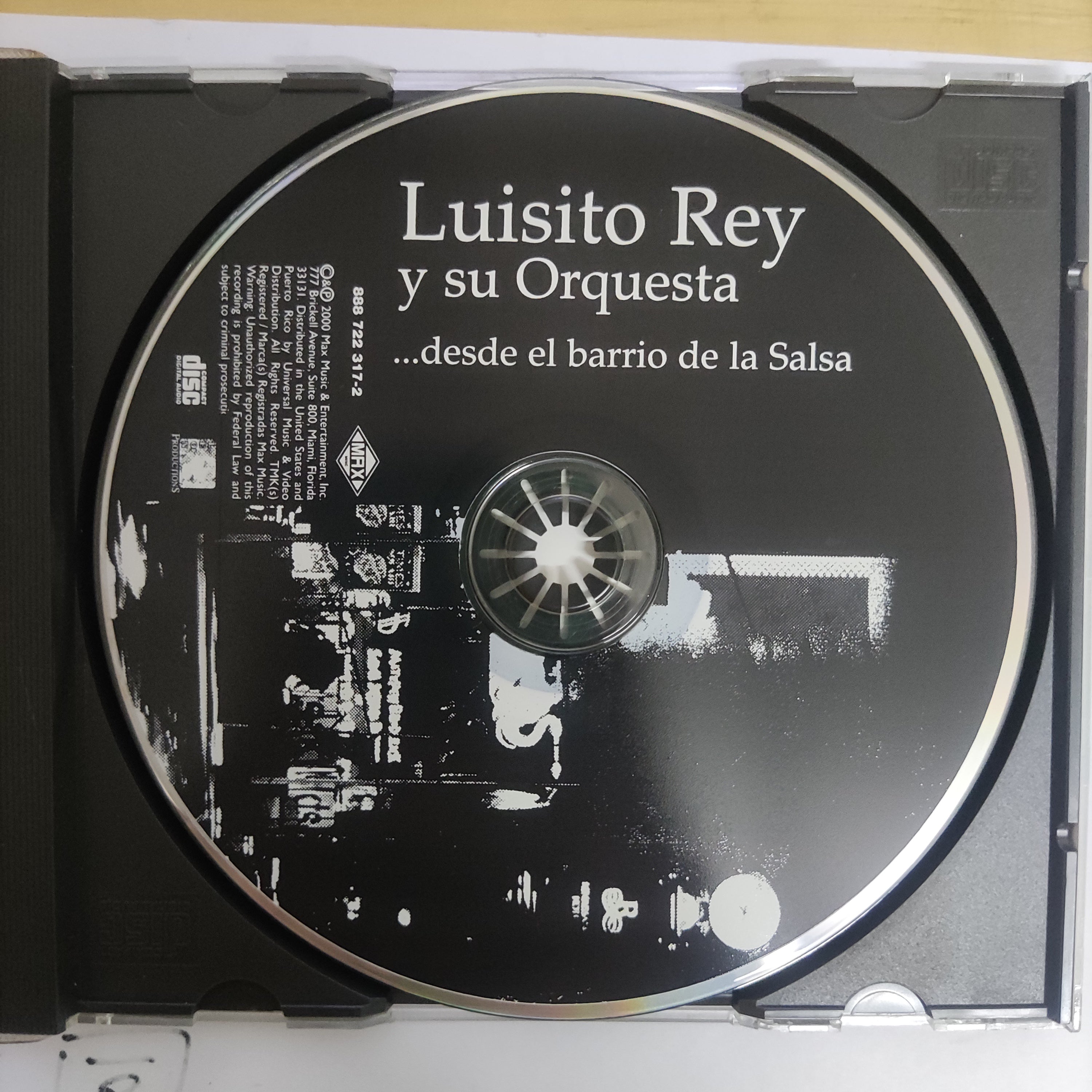ซีดี Rey Luisito - Desde El Barrio Dela Salsa (CD) (VG) – Restory Music